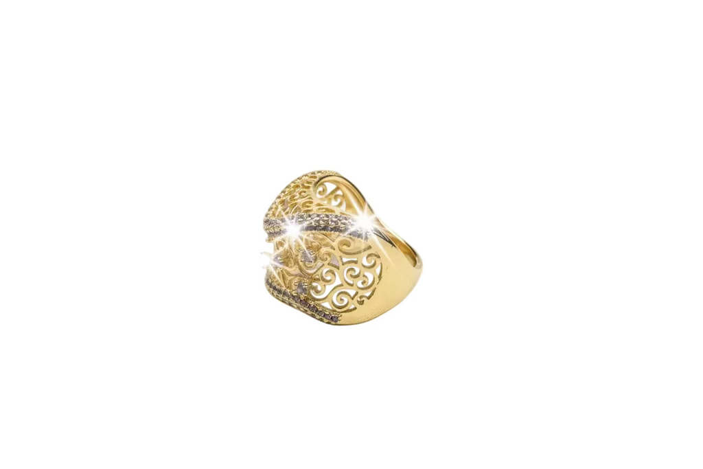 Gold Filigree Ring