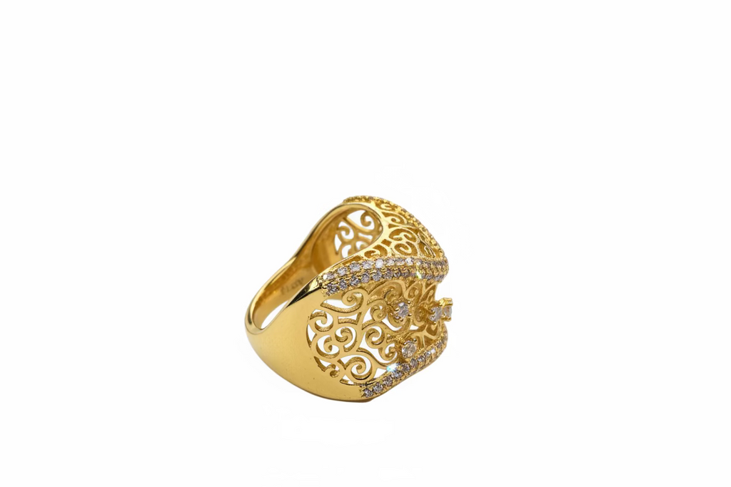 Gold Filigree Ring