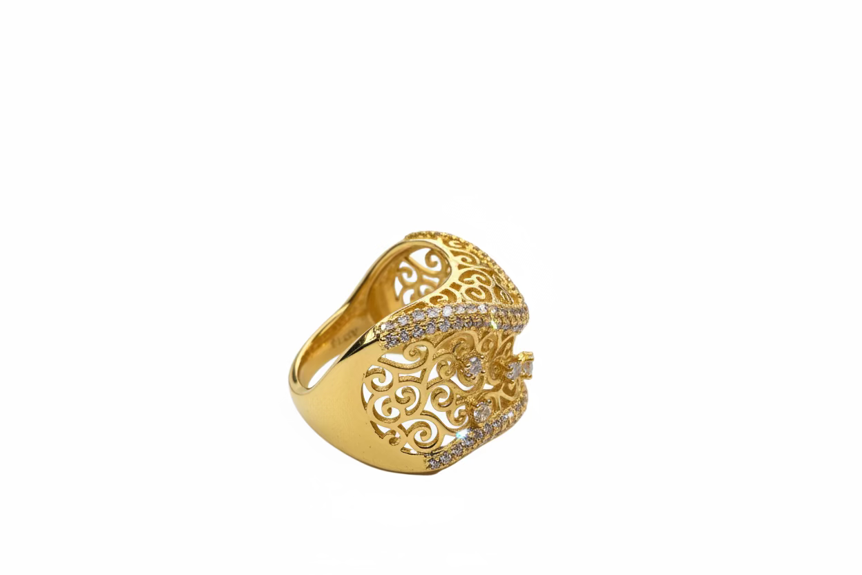 Gold Filigree Ring
